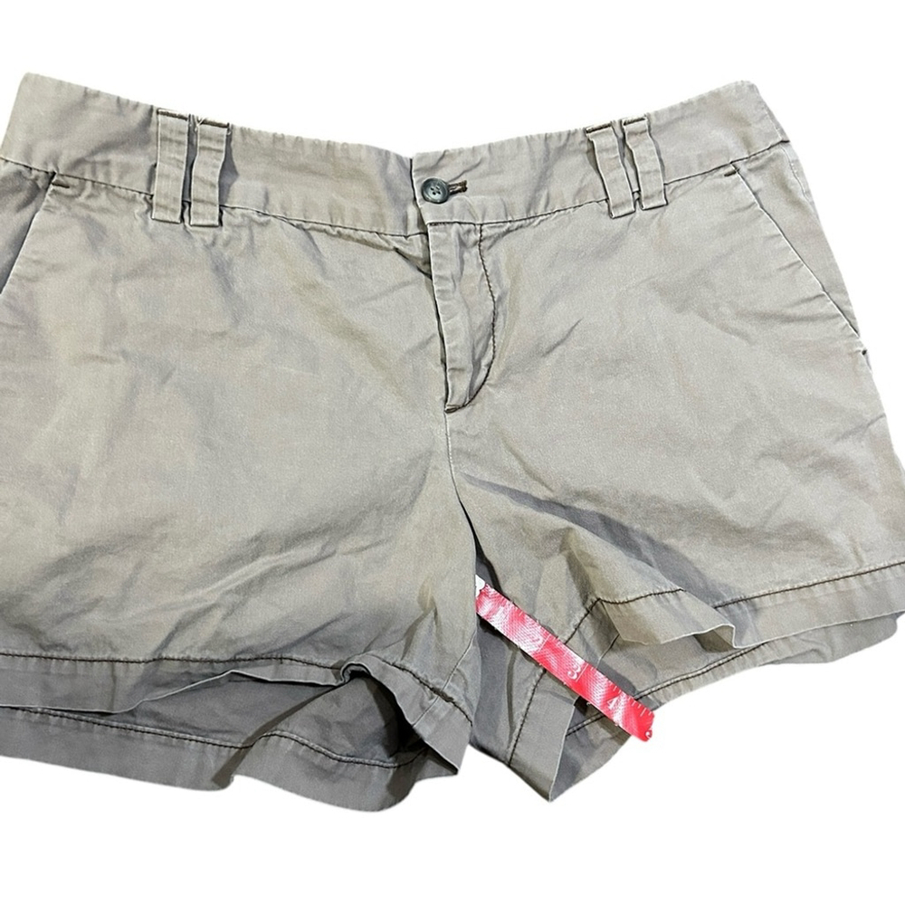 LOFT Tan Bermuda Shorts Classic Cotton Blend 10 - Picture 3 of 6
